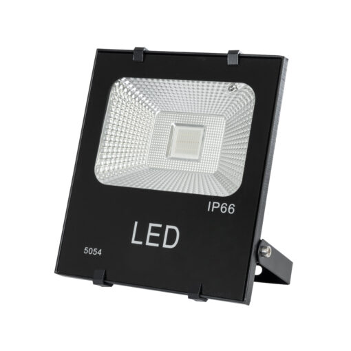 GloboStar® GloboStar® 75601 Επαγγελματικός Προβολέας LED 30W 1950lm 120° AC 220-240V Αδιάβροχος IP66 με Ασύρματο Χειριστήριο IR - RGB - Μ17 x Π4.5 x Υ20cm - 3 Χρόνια Εγγύηση