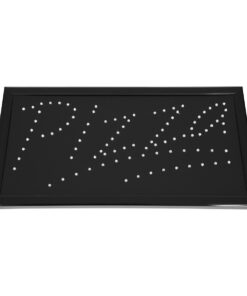 Alternative view of GloboStar® 75684 Φωτιστικό Ταμπέλα LED Σήμανσης PIZZA με Πρίζα AC 230V Μ48xΠ25xΥ2cm