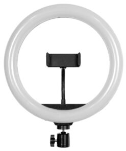 Alternative view of GloboStar® 75801 Professional Digital Ring Light Φ26cm LED SMD 30W 3000lm 180° DC 5V με Καλώδιο Τροφοδοσίας USB - Ενσωματωμένο Χειριστήριο Εναλλαγής Χρωμάτων & 1 Βάση Τηλεφώνου - Πολύχρωμο RGBW+WW Dimmable