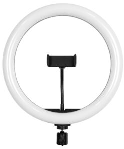 Alternative view of GloboStar® 75802 Professional Digital Ring Light Φ30cm LED SMD 40W 4000lm 180° DC 5V με Καλώδιο Τροφοδοσίας USB - Ενσωματωμένο Χειριστήριο Εναλλαγής Χρωμάτων & 1 Βάση Τηλεφώνου - Πολύχρωμο RGBW+WW Dimmable