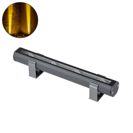 GloboStar® GLOBOSTAR® WINDOW-BARI 90587 Αρχιτεκτονικό Φωτιστικό Ανάδειξης Παραθύρων Window Light LED 12W 1080lm 8x180° DC 24V Αδιάβροχο IP67 Θερμό Λευκό 2700K Dimmable - Γκρι Ανθρακί - Μ30 x Π4 x Υ3.5cm - 3 Χρόνια Εγγύηση