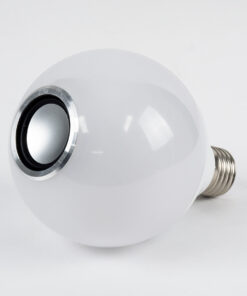 GloboStar® 76072 Λάμπα LED E27 G95 Γλόμπος 12W 780lm 260° με Ενσωματωμένο Bluetooth Ηχείο 3W AC 220-240V IP20 Φ9.5 x Υ13.5cm - Εναλλαγή Φωτισμού μέσω Τηλεχειριστηρίου & Μέσω Smart Home Εφαρμογής HappyLighting APP - Πολύχρωμο RGBW - 2 Years Warranty 10 76072 4