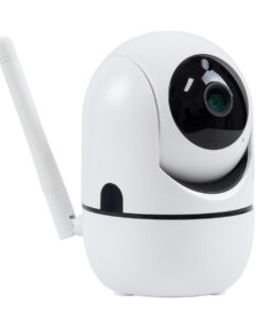 GloboStar® GloboStar® 76078 Table Camera WiFi HD 1080P 3MP 350° Two Way Audio & Motion Detection - Night Vision - Επιτραπέζια Κάμερα WiFi HD 1080P 350° Διπλή Κατέυθυνση Ομιλίας με Ανιχνευτή Κίνησης - Following Face Auto Tracking - Λευκό