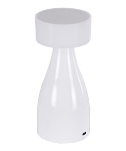 GloboStar® DOLLY 76466 Επιτραπέζιο Φωτιστικό Πορτατίφ LED 1.5W 105lm 120° DC 5V IP44 CCT Θερμό Λευκό 2700K - Φυσικό Λευκό 4500K - Ψυχρό Λευκό 6000K Dimmable Λευκό Πλαστικό - Μ9 x Π9 x Υ21cm - 2 Xρόνια Εγγύηση 14 76466 3