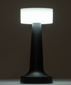 GloboStar® NANNA 76471 Επαναφορτιζόμενο Επιτραπέζιο Φωτιστικό Πορτατίφ LED 1.5W 105lm 120° DC 5V IP44 CCT Ultra Θερμό 1500K - Φυσικό Λευκό 4500K - Ψυχρό Λευκό 6000K Dimmable Λευκό Πλαστικό - Μ9 x Π9 x Υ21cm - 2 Χρόνια Εγγύηση 21 76471 10