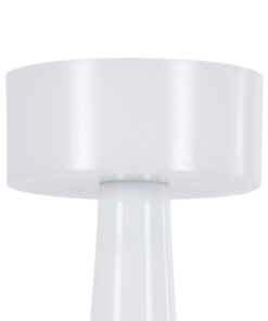 GloboStar® NANNA 76471 Επαναφορτιζόμενο Επιτραπέζιο Φωτιστικό Πορτατίφ LED 1.5W 105lm 120° DC 5V IP44 CCT Ultra Θερμό 1500K - Φυσικό Λευκό 4500K - Ψυχρό Λευκό 6000K Dimmable Λευκό Πλαστικό - Μ9 x Π9 x Υ21cm - 2 Χρόνια Εγγύηση 17 76471 6