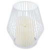 GloboStar® GloboStar® CANDLE 76488 Διακοσμητικό Realistic Κερί με LED Εφέ Κινούμενης Φλόγας - Μπαταρίας 2 x AA (Δεν Συμπεριλαμβάνονται) & Ασύρματο Χειριστήριο IR Θερμό Λευκό 2700K Dimmable Λευκό Φ14 x Υ16cm