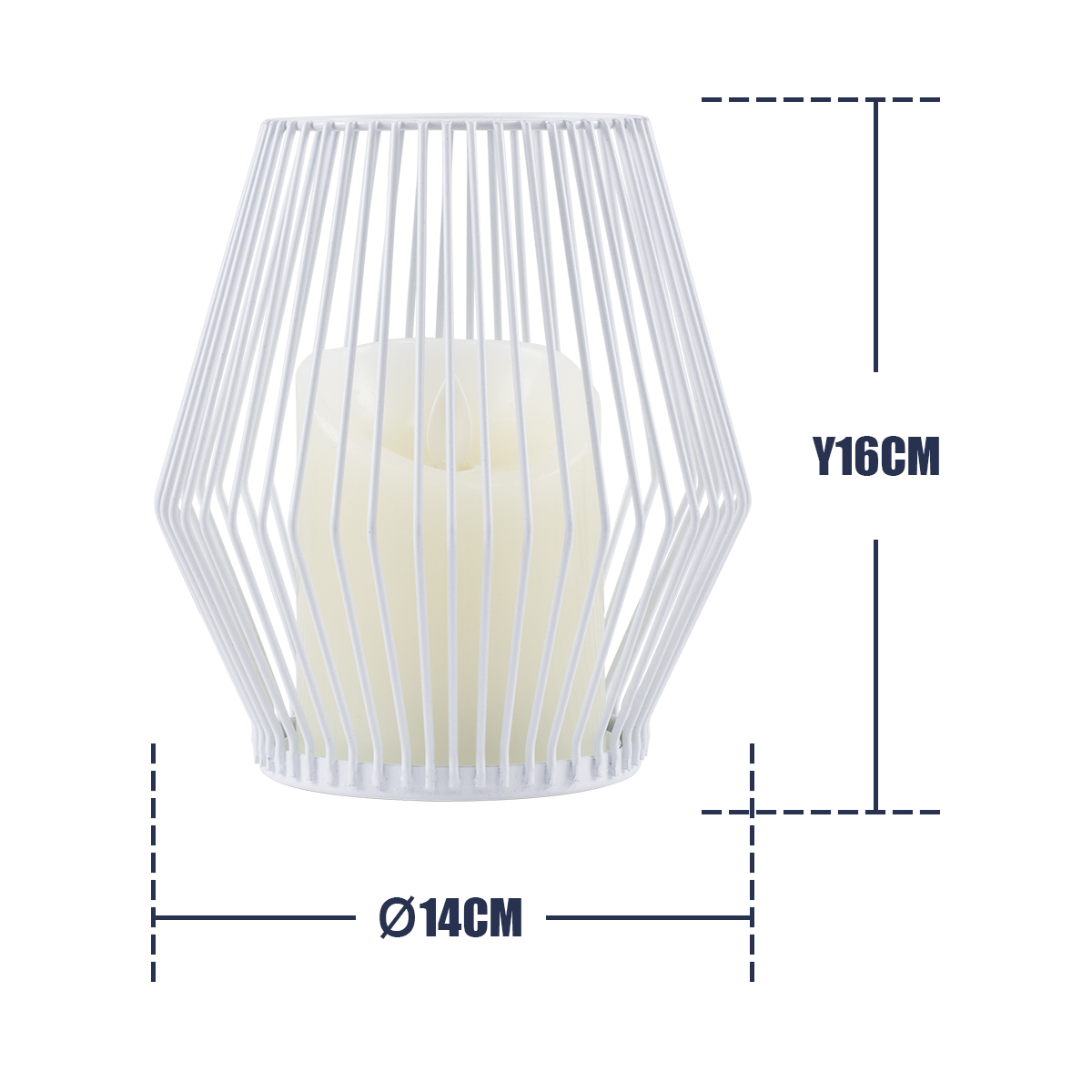 GloboStar® CANDLE 76488 Διακοσμητικό Realistic Κερί με LED Εφέ Κινούμενης Φλόγας - Μπαταρίας 2 x AA (Δεν Συμπεριλαμβάνονται) & Ασύρματο Χειριστήριο IR Θερμό Λευκό 2700K Dimmable Λευκό Φ14 x Υ16cm 6 GloboStar® CANDLE 76488 Διακοσμητικό Realistic Κερί με LED Εφέ Κινούμενης Φλόγας - Μπαταρίας 2 x AA (Δεν Συμπεριλαμβάνονται) & Ασύρματο Χειριστήριο IR Θερμό Λευκό 2700K Dimmable Λευκό Φ14 x Υ16cm - Image 4