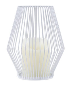 Alternative view of GloboStar® CANDLE 76489 Διακοσμητικό Realistic Κερί με LED Εφέ Κινούμενης Φλόγας - Μπαταρίας 2 x AA (Δεν Συμπεριλαμβάνονται) & Ασύρματο Χειριστήριο IR Θερμό Λευκό 2700K Dimmable Λευκό Φ16 x Υ18cm