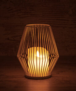 GloboStar® CANDLE 76489 Διακοσμητικό Realistic Κερί με LED Εφέ Κινούμενης Φλόγας - Μπαταρίας 2 x AA (Δεν Συμπεριλαμβάνονται) & Ασύρματο Χειριστήριο IR Θερμό Λευκό 2700K Dimmable Λευκό Φ16 x Υ18cm 12 76489 6