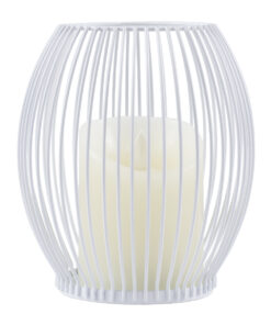 Alternative view of GloboStar® CANDLE 76490 Διακοσμητικό Realistic Κερί με LED Εφέ Κινούμενης Φλόγας - Μπαταρίας 2 x AA (Δεν Συμπεριλαμβάνονται) & Ασύρματο Χειριστήριο IR Θερμό Λευκό 2700K Dimmable Λευκό Φ14 x Υ16cm