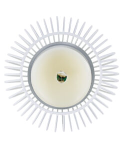 GloboStar® CANDLE 76490 Διακοσμητικό Realistic Κερί με LED Εφέ Κινούμενης Φλόγας - Μπαταρίας 2 x AA (Δεν Συμπεριλαμβάνονται) & Ασύρματο Χειριστήριο IR Θερμό Λευκό 2700K Dimmable Λευκό Φ14 x Υ16cm 10 76490 4