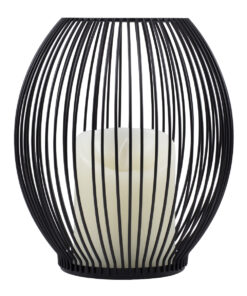 Alternative view of GloboStar® CADLE 76496 Διακοσμητικό Realistic Κερί με LED Εφέ Κινούμενης Φλόγας - Μπαταρίας 2 x AA (Δεν Συμπεριλαμβάνονται) & Ασύρματο Χειριστήριο IR Θερμό Λευκό 2700K Dimmable Μαύρο Φ16 x Υ18cm