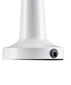 GloboStar® COCO 76508 Επαναφορτιζόμενο Επιτραπέζιο Φωτιστικό Πορτατίφ LED 1.5W 105lm 120° DC 5V IP44 Θερμό Λευκό 2700K Dimmable Λευκό Αλουμίνιο - Μ10 x Π10 x Υ22cm - 2 Xρόνια Εγγύηση 14 76508 5