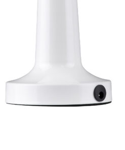 GloboStar® MOLLY 76514 Επαναφορτιζόμενο Επιτραπέζιο Φωτιστικό Πορτατίφ LED 1.5W 105lm 120° DC 5V IP44 Θερμό Λευκό 2700K Dimmable Λευκό Αλουμίνιο - Μ10 x Π10 x Υ23cm - 2 Xρόνια Εγγύηση 14 76514 5