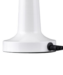 GloboStar® MOLLY 76514 Επαναφορτιζόμενο Επιτραπέζιο Φωτιστικό Πορτατίφ LED 1.5W 105lm 120° DC 5V IP44 Θερμό Λευκό 2700K Dimmable Λευκό Αλουμίνιο - Μ10 x Π10 x Υ23cm - 2 Xρόνια Εγγύηση 15 76514 6