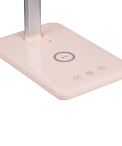 GLOBOSTAR® ONO 76532 Μοντέρνο Επιτραπέζιο Φωτιστικό Γραφείου με Ασύρματη Φόρτιση 10W 2A LED 3.5W 350lm 120° DC 5V με USB-C IP20 Ρυθμιζόμενο Λευκό CCT με Αφή 2700K/4500K/6000K Dimmable - Sanan SMD Chip - Μαύρο - Μ18 x Π12 x Υ36cm - 2 Χρόνια Εγγύηση 12 76533 5