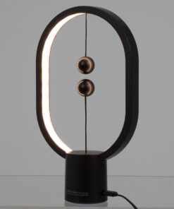 Alternative view of GloboStar® 76544 Επιτραπέζιο Φωτιστικό Πορτατίφ LED 15W 1500lm 360° DC 5V IP20 Θερμό Λευκό 2700K Μαύρο & Λευκό Πλαστικό - Μ14 x Π5.5 x Υ24.8cm - 2 Xρόνια Εγγύηση