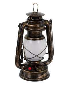 Alternative view of GloboStar® 76547 Επιτραπέζιο Φωτιστικό Πορτατίφ LED 10W 500lm 360° με Μπαταρίες (Περιλαμβάνονται) IP20 Ultra Θερμό Λευκό 1800K Μπρούτζινο Μέταλλο - Μ15 x Π11.5 x Υ23.5cm - 2 Xρόνια Εγγύηση