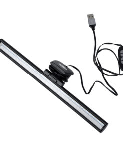 GloboStar® 76552 E-READING LIGHT Φωτιστικό Οθόνης με Χειριστήριο LED 5W 565lm 120° DC 5V IP20 CCT Θερμό Λευκό 2700K - Φυσικό Λευκό 4500K - Ψυχρό Λευκό 6000K Dimmable Μαύρο Πλαστικό Μ26 x Π4.5 x Υ4.5cm - 2 Xρόνια Εγγύηση 28 76552 10