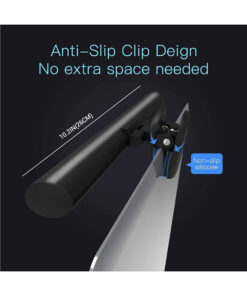 GloboStar® 76552 E-READING LIGHT Φωτιστικό Οθόνης με Χειριστήριο LED 5W 565lm 120° DC 5V IP20 CCT Θερμό Λευκό 2700K - Φυσικό Λευκό 4500K - Ψυχρό Λευκό 6000K Dimmable Μαύρο Πλαστικό Μ26 x Π4.5 x Υ4.5cm - 2 Xρόνια Εγγύηση 33 76552 15