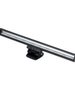 GloboStar® 76552 E-READING LIGHT Φωτιστικό Οθόνης με Χειριστήριο LED 5W 565lm 120° DC 5V IP20 CCT Θερμό Λευκό 2700K - Φυσικό Λευκό 4500K - Ψυχρό Λευκό 6000K Dimmable Μαύρο Πλαστικό Μ26 x Π4.5 x Υ4.5cm - 2 Xρόνια Εγγύηση 24 76552 6