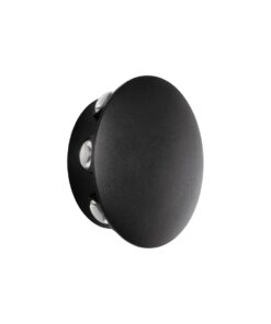 GloboStar® GLOBOSTAR® SOL 60796 Μοντέρνο Φωτιστικό Τοίχου - Απλίκα LED 16W 2000lm 30° AC 220-240V Αδιάβροχο IP65 Θερμό Λευκό 2700K - CREE XPE Chip & TÜV SÜD Driver - Μαύρο Ματ - Μ16 x Π5.5 x Υ16cm - 5 Χρόνια Εγγύηση