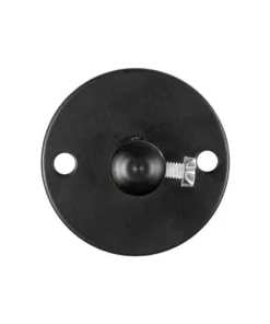 GloboStar® GLOBOSTAR® CABLEBASE 77560 Μεταλλικό Στήριγμα Καλωδίου για Φωτιστικά - Μαύρο - Μ4.5 x Π4.5 x Υ2cm