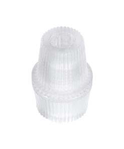 Alternative view of GloboStar® DIY 77562 Επιτοίχιος Στυπιοθλίπτης - Στήριγμα Καλωδίου Φωτιστικού - Φ1.6 x Υ2.3cm - Διάφανο - Πλαστικό - 5 Χρόνια Εγγύηση