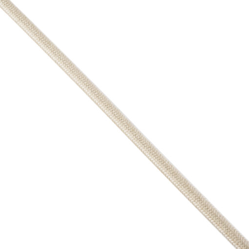 GloboStar® GloboStar® 77627 Στρογγυλό Υφασμάτινο Καλώδιο 1m 2 x 0.75mm² Μπεζ