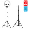 GloboStar® GloboStar® 75807 Professional Floor Tripod - Επαγγελματικό Επιδαπέδιο Τρίποδο για Ring Light LED