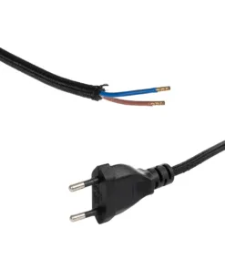 Ντουί 1 x E27 & Διακόπτη On/Off AC 220-240V IP20 - Μαύρο - Μ140 x Π2.7 x Υ1.9cm