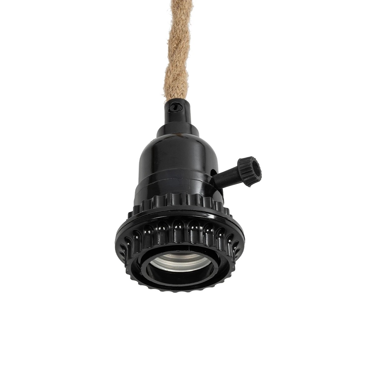 GLOBOSTAR® WHIP 77676 Μοντέρνο DIY Φωτιστικό με Υφασμάτινο Καλώδιο, Ντουί 3 x E27, Διακόπτη On/Off & Πρίζα AC 220-240V IP20 - Μπεζ & Μαύρο - Μ650 x Π5.5 x Υ100cm 5 GLOBOSTAR® WHIP 77676 Μοντέρνο DIY Φωτιστικό με Υφασμάτινο Καλώδιο, Ντουί 3 x E27, Διακόπτη On/Off & Πρίζα AC 220-240V IP20 - Μπεζ & Μαύρο - Μ650 x Π5.5 x Υ100cm - Image 4