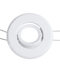 GloboStar® DELTA 77800 Χωνευτό Κινούμενο Στρόγγυλο Σποτ Οροφής για Λάμπα MR11 με Βάση GU5.3 ή GU10 - IP20 - Μεταλλικό - Φ70 x Υ21mm - Λευκό - 5 Χρόνια Εγγύηση 12 77800 3