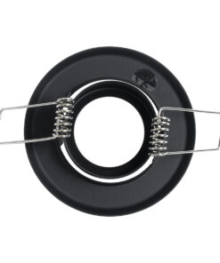 GloboStar® DELTA 77801 Χωνευτό Κινούμενο Στρόγγυλο Σποτ Οροφής για Λάμπα MR11 με Βάση GU5.3 ή GU10 - IP20 - Μεταλλικό - Φ70 x Υ21mm - Μαύρο - 5 Χρόνια Εγγύηση 13 77801 4