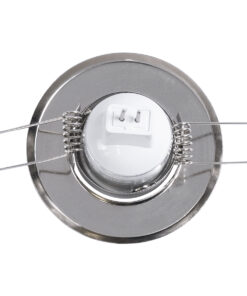 GLOBOSTAR® RAFY 77802 Χωνευτή Κινούμενη Βάση για Σποτ MR11 με Ντουί GU10/GU5.3 IP20 - Νίκελ Χρώμιο - Μ7 x Π7 x Υ2.1cm / Q5cm 13 77802 5