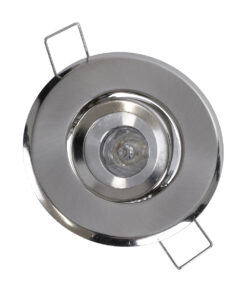 GLOBOSTAR® RAFY 77802 Χωνευτή Κινούμενη Βάση για Σποτ MR11 με Ντουί GU10/GU5.3 IP20 - Νίκελ Χρώμιο - Μ7 x Π7 x Υ2.1cm / Q5cm 14 77802 6