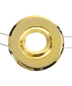 GloboStar® DELTA 77804 Χωνευτό Κινούμενο Στρόγγυλο Σποτ Οροφής για Λάμπα MR11 με Βάση GU5.3 ή GU10 - IP20 - Μεταλλικό - Φ70 x Υ21mm - Χρυσό Πλατίνα - 5 Χρόνια Εγγύηση 12 77804 3