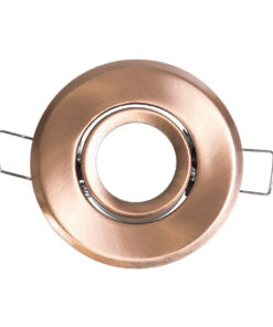 Alternative view of GloboStar® DELTA 77805 Χωνευτό Κινούμενο Στρόγγυλο Σποτ Οροφής για Λάμπα MR11 με Βάση GU5.3 ή GU10 - IP20 - Μεταλλικό - Φ70 x Υ21mm - Χάλκινο - 5 Χρόνια Εγγύηση