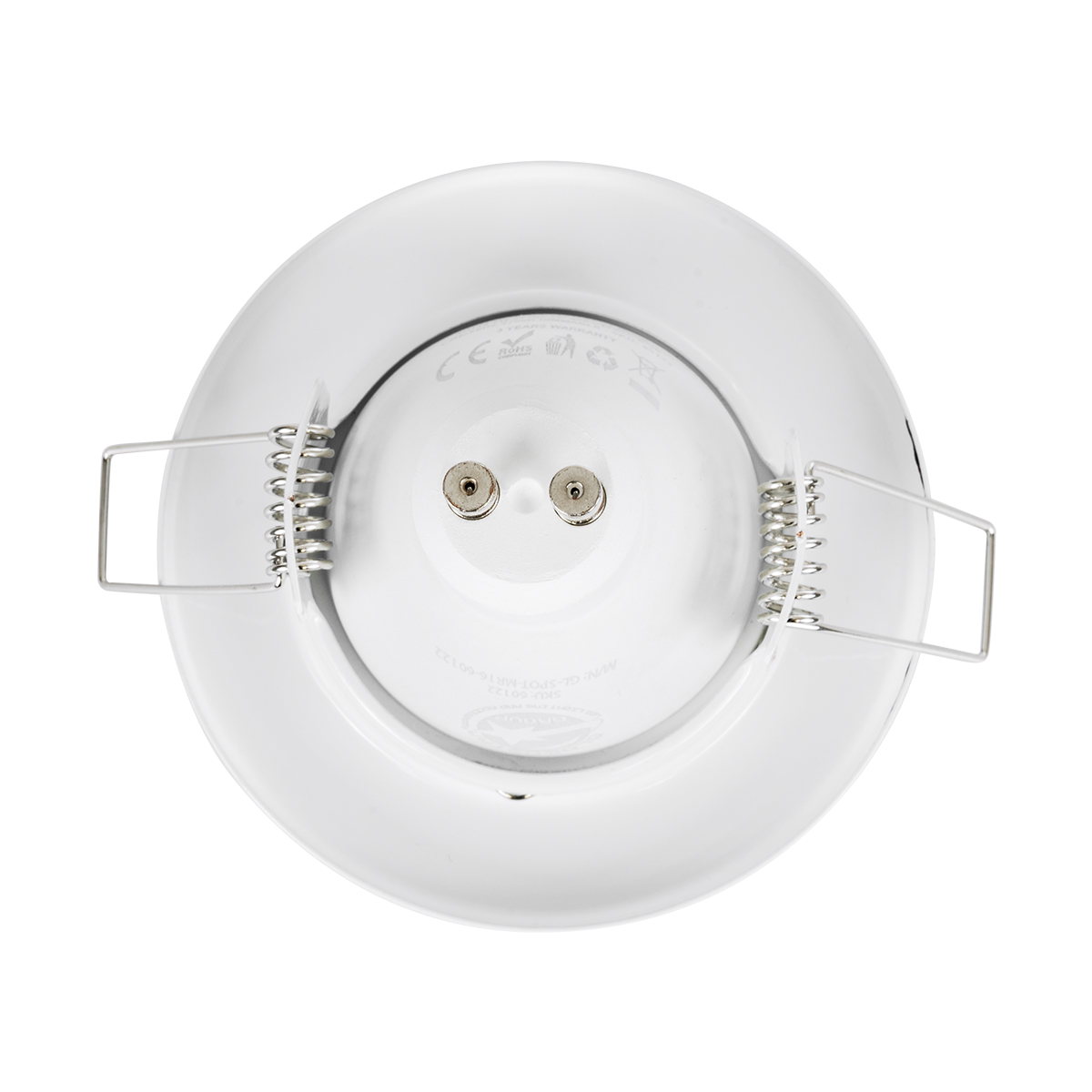 GloboStar® DELTA 77807 Χωνευτό Στρόγγυλο Σποτ Οροφής για Λάμπα MR16 με Βάση GU5.3 ή GU10 - IP20 - Μεταλλικό - Φ83 x Υ31mm - Λευκό - 5 Χρόνια Εγγύηση 6 GloboStar® DELTA 77807 Χωνευτό Στρόγγυλο Σποτ Οροφής για Λάμπα MR16 με Βάση GU5.3 ή GU10 - IP20 - Μεταλλικό - Φ83 x Υ31mm - Λευκό - 5 Χρόνια Εγγύηση - Image 4