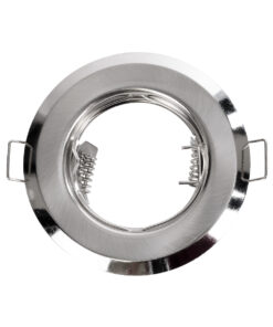 Alternative view of GLOBOSTAR® RAFY 77809 Χωνευτή Βάση για Σποτ MR16 με Ντουί GU10/GU5.3 IP20 - Νίκελ Βούρτσας - Μ8.3 x Π8.3 x Υ3.1cm / Q6cm