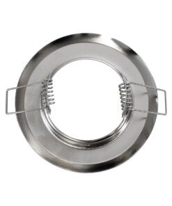 GLOBOSTAR® RAFY 77810 Χωνευτή Βάση για Σποτ MR16 με Ντουί GU10/GU5.3 IP20 - Νίκελ Χρώμιο - Μ8.3 x Π8.3 x Υ3.1cm / Q6cm 10 77810 3