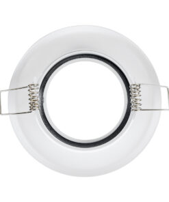 GLOBOSTAR® RAFY 77814 Χωνευτή Κινούμενη Βάση για Σποτ MR16 με Ντουί GU10/GU5.3 IP20 - Λευκό - Μ9.2 x Π9.2 x Υ3.1cm / Q7cm 13 77814 4