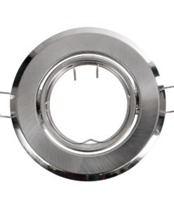 Alternative view of GLOBOSTAR® RAFY 77816 Χωνευτή Κινούμενη Βάση για Σποτ MR16 με Ντουί GU10/GU5.3 IP20 - Νίκελ Βούρτσας - Μ9.2 x Π9.2 x Υ3.1cm / Q7cm