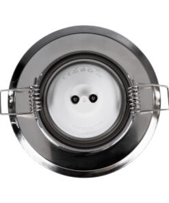 GLOBOSTAR® RAFY 77817 Χωνευτή Κινούμενη Βάση για Σποτ MR16 με Ντουί GU10/GU5.3 IP20 - Νίκελ Χρώμιο - Μ9.2 x Π9.2 x Υ3.1cm / Q7cm 14 77817 5