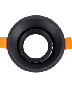 Alternative view of GLOBOSTAR® ALPHA 77831 Χωνευτή Κινούμενη Βάση για Σποτ MR16 με Ντουί GU10/GU5.3 IP20 - Μαύρο Ματ - Μ9.4 x Π9.4 x Υ4.2cm / Q8.3cm