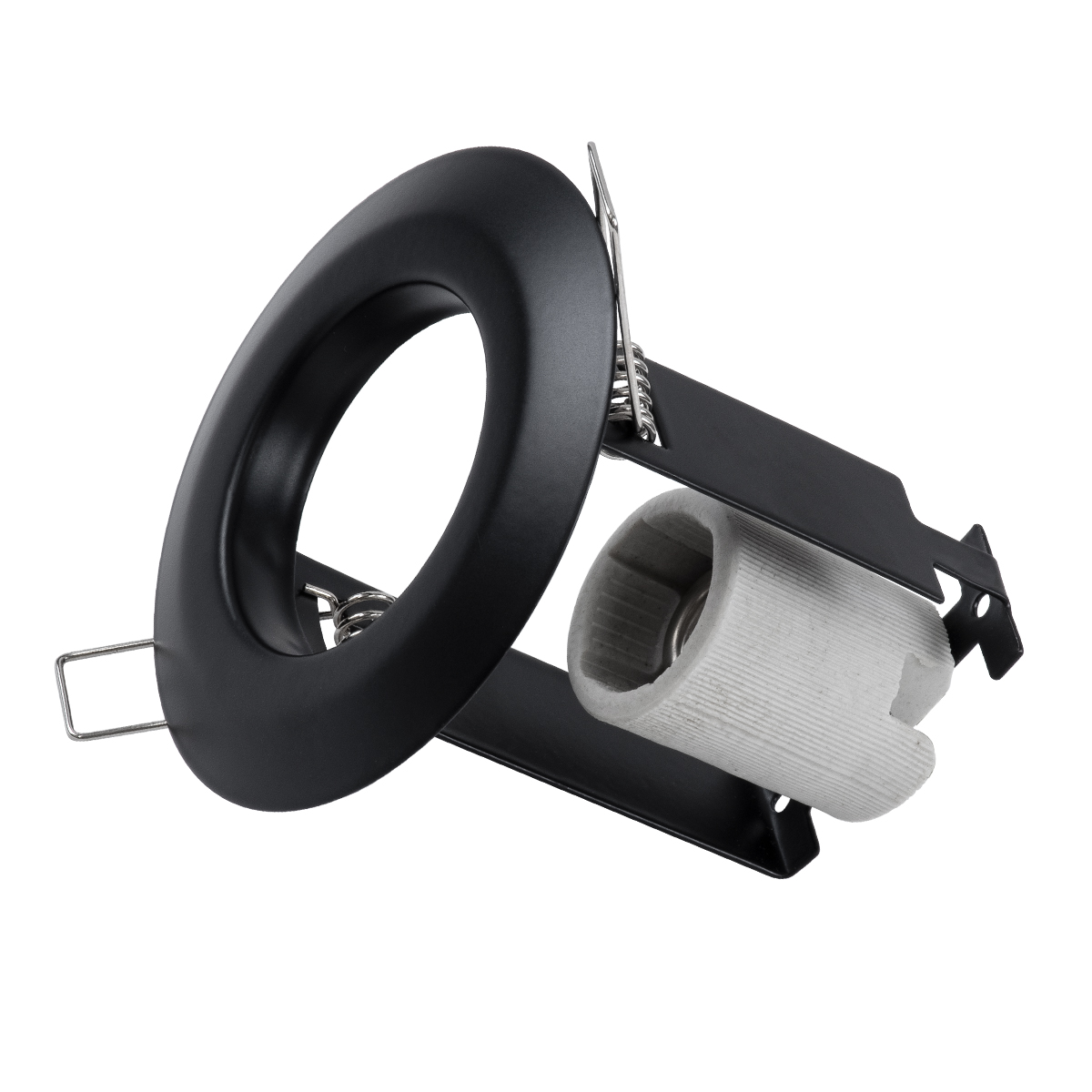 GloboStar® ALIBA 77841 Χωνευτή Στρογγυλή Μεταλλική Βάση Μπετού για Λάμπα R50 με Ντουί E14 AC 220-240V IP20 Φ9.2 x Υ9.5cm - Μαύρη - 5 Years Warranty 3 GloboStar® GloboStar® ALIBA 77841 Χωνευτή Στρογγυλή Μεταλλική Βάση Μπετού για Λάμπα R50 με Ντουί E14 AC 220-240V IP20 Φ9.2 x Υ9.5cm - Μαύρη - 5 Years Warranty