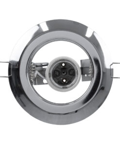 Alternative view of GLOBOSTAR® ACIDA 77847 Χωνευτή Βάση για Σποτ R63 με Ντουί E27 IP20 - Νίκελ Χρώμιο - Μ11 x Π11 x Υ11cm / Q9cm