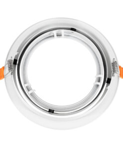 Alternative view of GLOBOSTAR® VITA 77850 Χωνευτή Κινούμενη Βάση για Σποτ AR111 με Ντουί GU10/GU5.3 IP20 - Λευκό - Μ17 x Π17 x Υ4.5cm / Q16cm