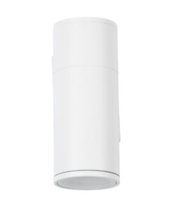 GLOBOSTAR® WALLY 77870 Μοντέρνο Φωτιστικό Τοίχου - Απλίκα με Ντουί 1 x GU10 AC 220-240V Αδιάβροχο IP65 - Λευκό Ματ - Μ6.4 x Π11 x Υ17cm 11 77870 3